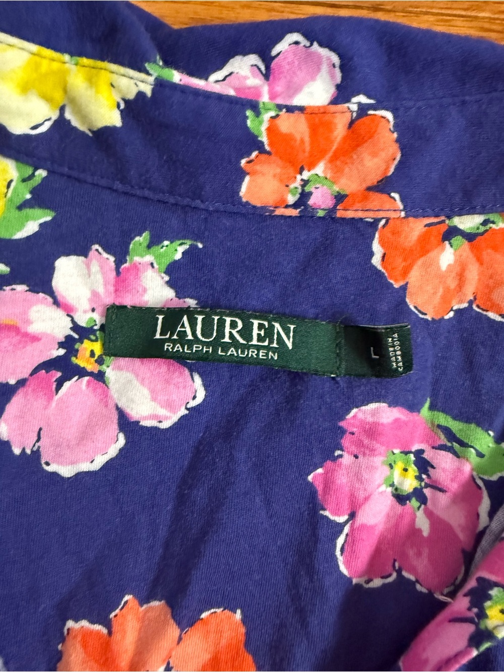 Lauren Ralph Lauren Floral Sleep Shirt - Picture 3 of 6